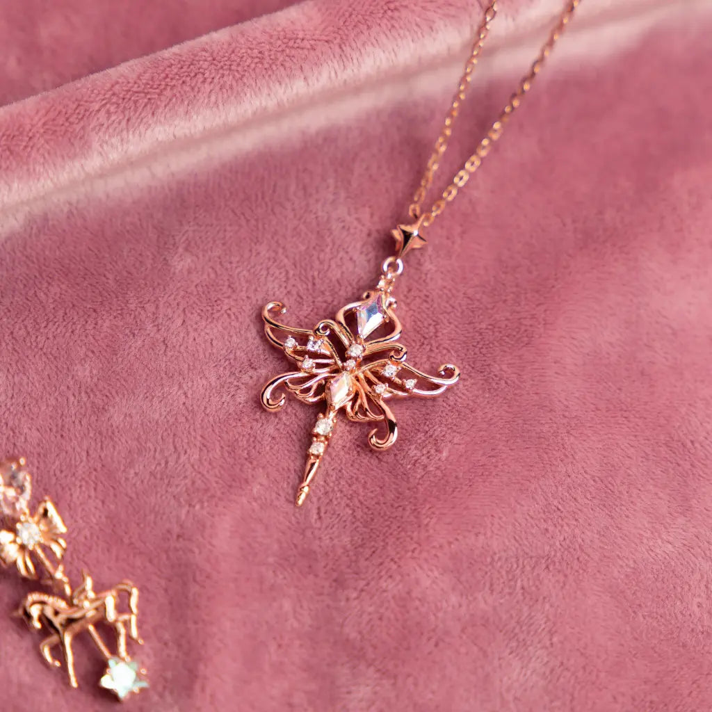 Avriel Elegant Crystal Pendant Necklace for Women - Perfect for Parties, Weddings & Evening Events