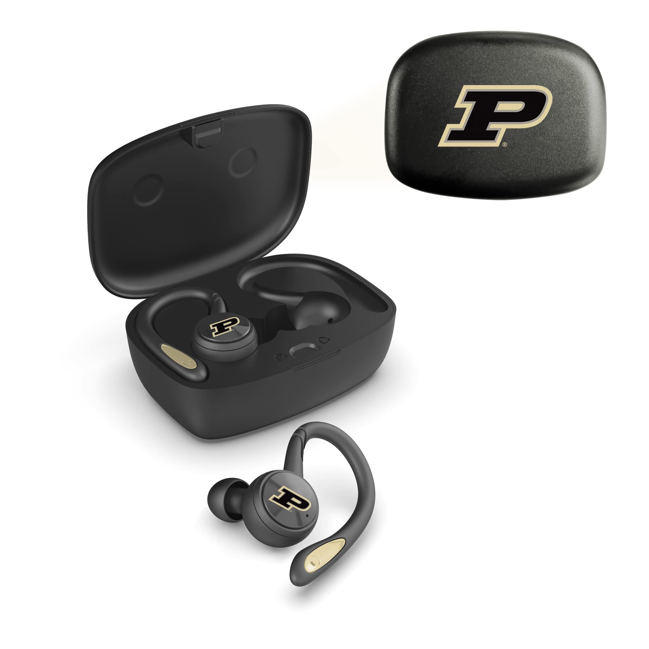 SOAR NCAA Sport True Wireless Earbuds V.5 - Bluetooth 5.0 Wireless Earbuds with Noise Cancellation, IPX7 Waterproof for Running, Gym & Workout - Perfect for Sports Enthusiasts & College Students
