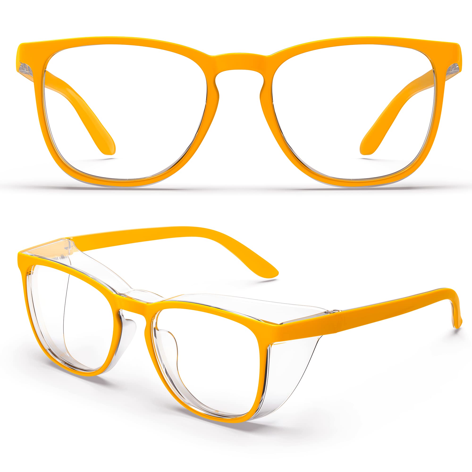Premium Safety Glasses - Clear Anti-Fog Anti-Scratch Protective Eyewear for Men & Women | Perfect for Construction, Lab Work, Woodworking & DIY Projects