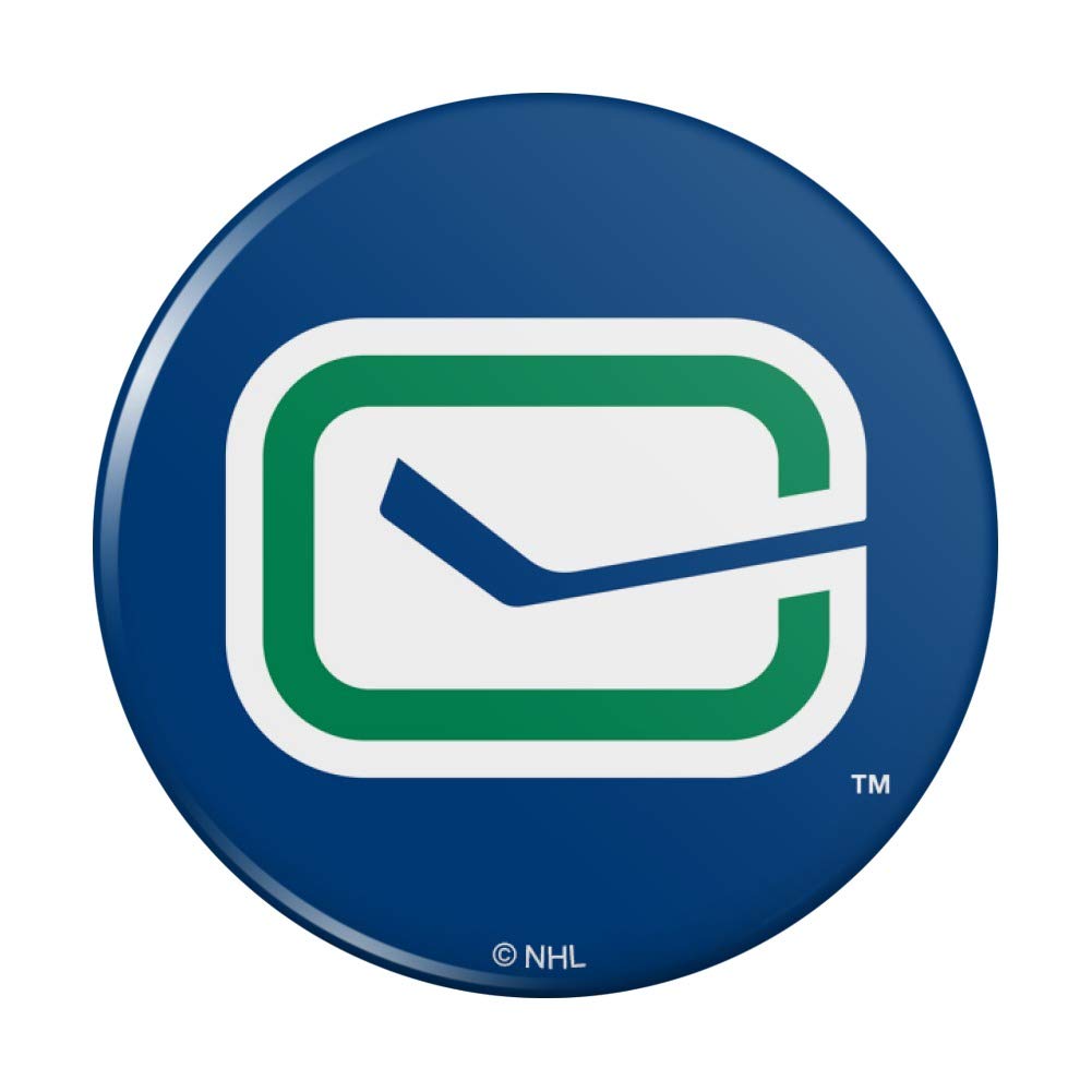 Vancouver Canucks NHL Logo Refrigerator Magnet - Strong Kitchen & Locker Decorative Button Magnet for Fans, Sports Decor, Office & Home Use