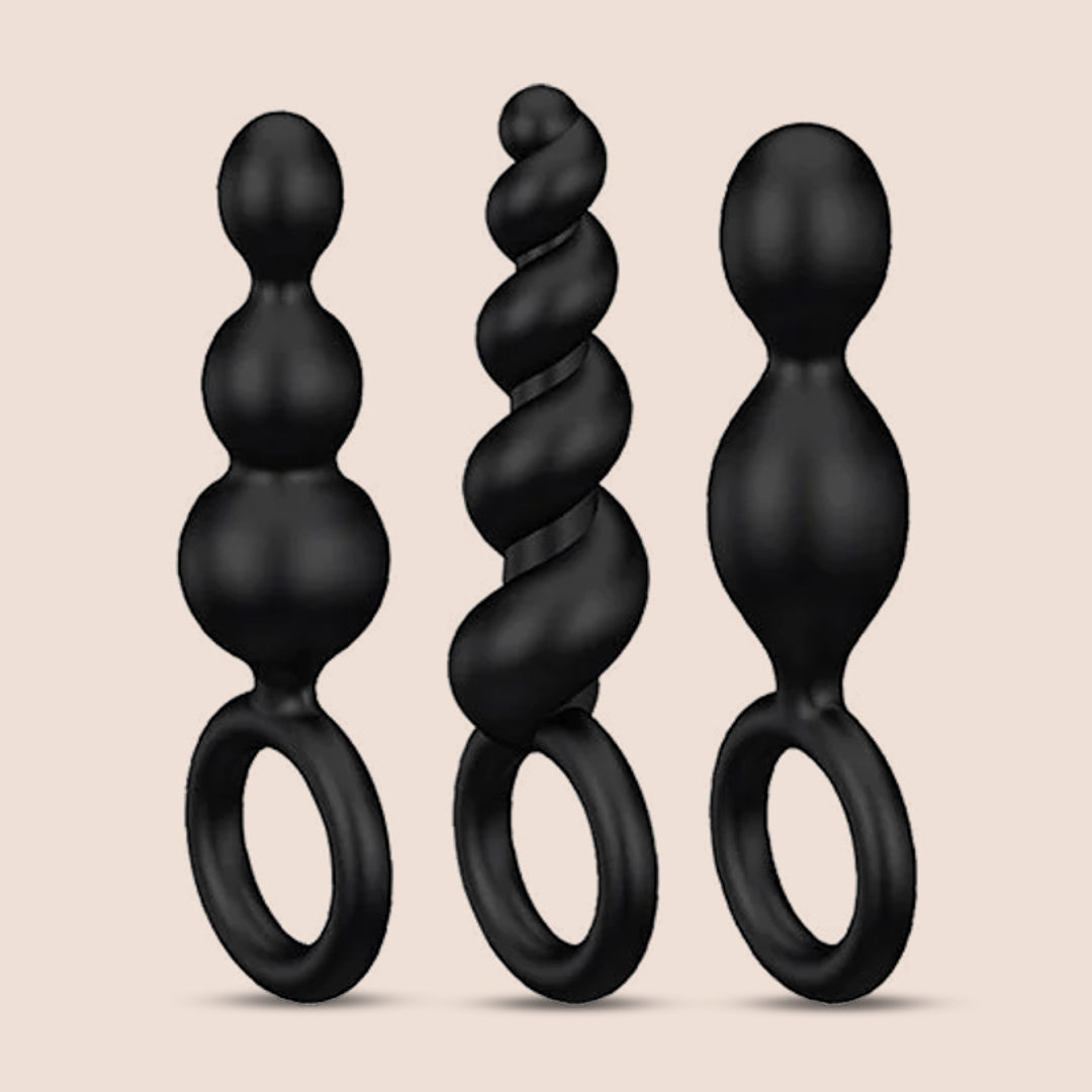 Satisfyer Booty Call Silicone Bead Set for Sensual Massage - Perfect for Couples & Solo Play, Adult Pleasure Accessories