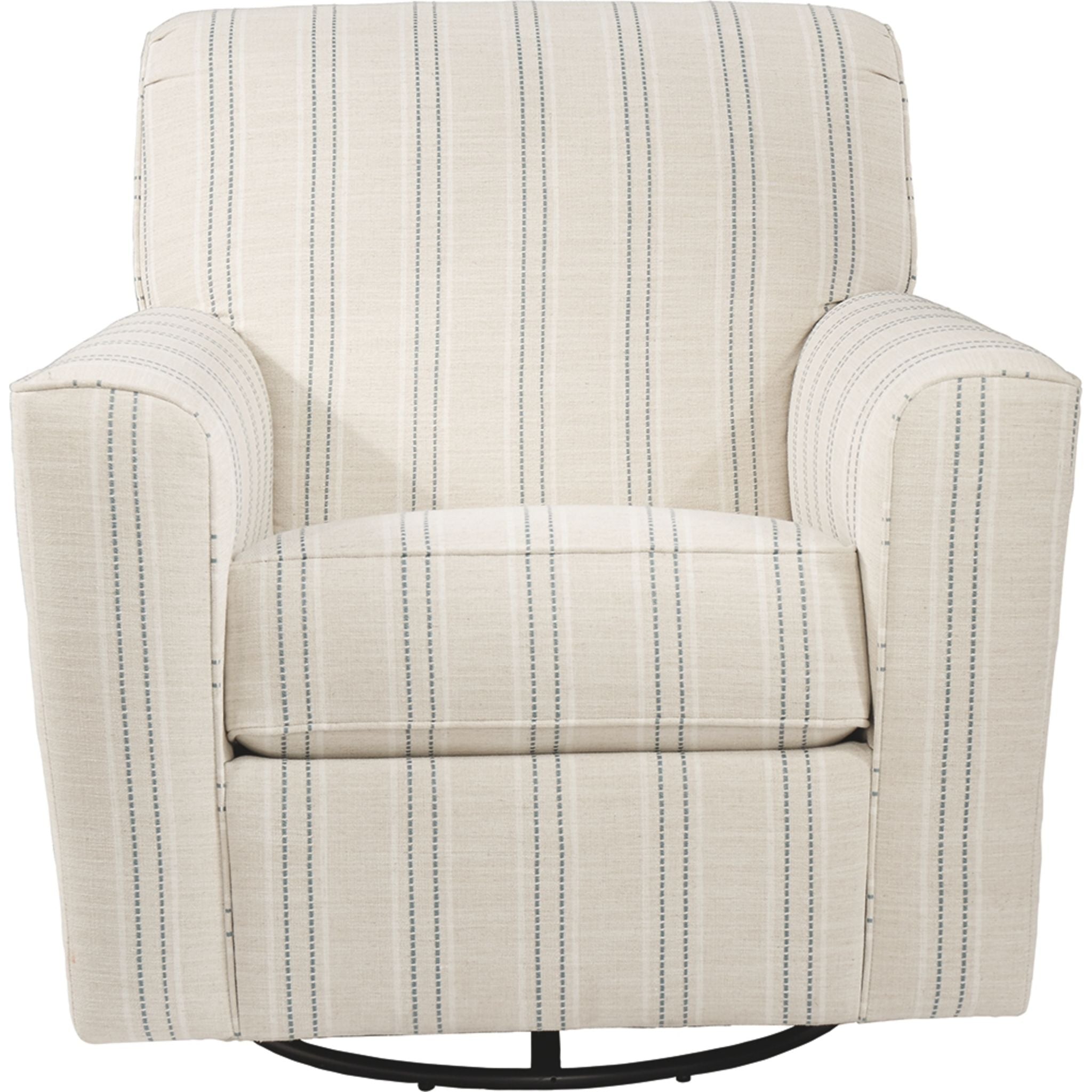 Alandari Modern Swivel Chair - 360 Degree Rotating Office Chair with Ergonomic Design, Gray - Perfect for Home Office, Gaming, and Study Spaces