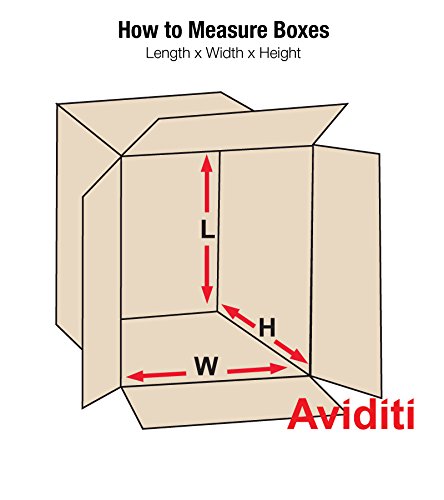 Aviditi 16x12x8 Inch Double Wall Corrugated Cardboard Boxes - 15 Pack Heavy Duty Shipping Boxes for Moving, Packing & Storage | Ideal for Home, Office & Warehouse Use