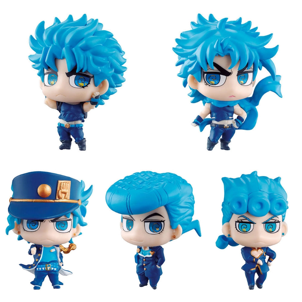 Bandai JoJo's Bizarre Adventure SD Gashapon Figure Set - Complete Part 5 Collection | Anime Collectible for Display & Gifts
