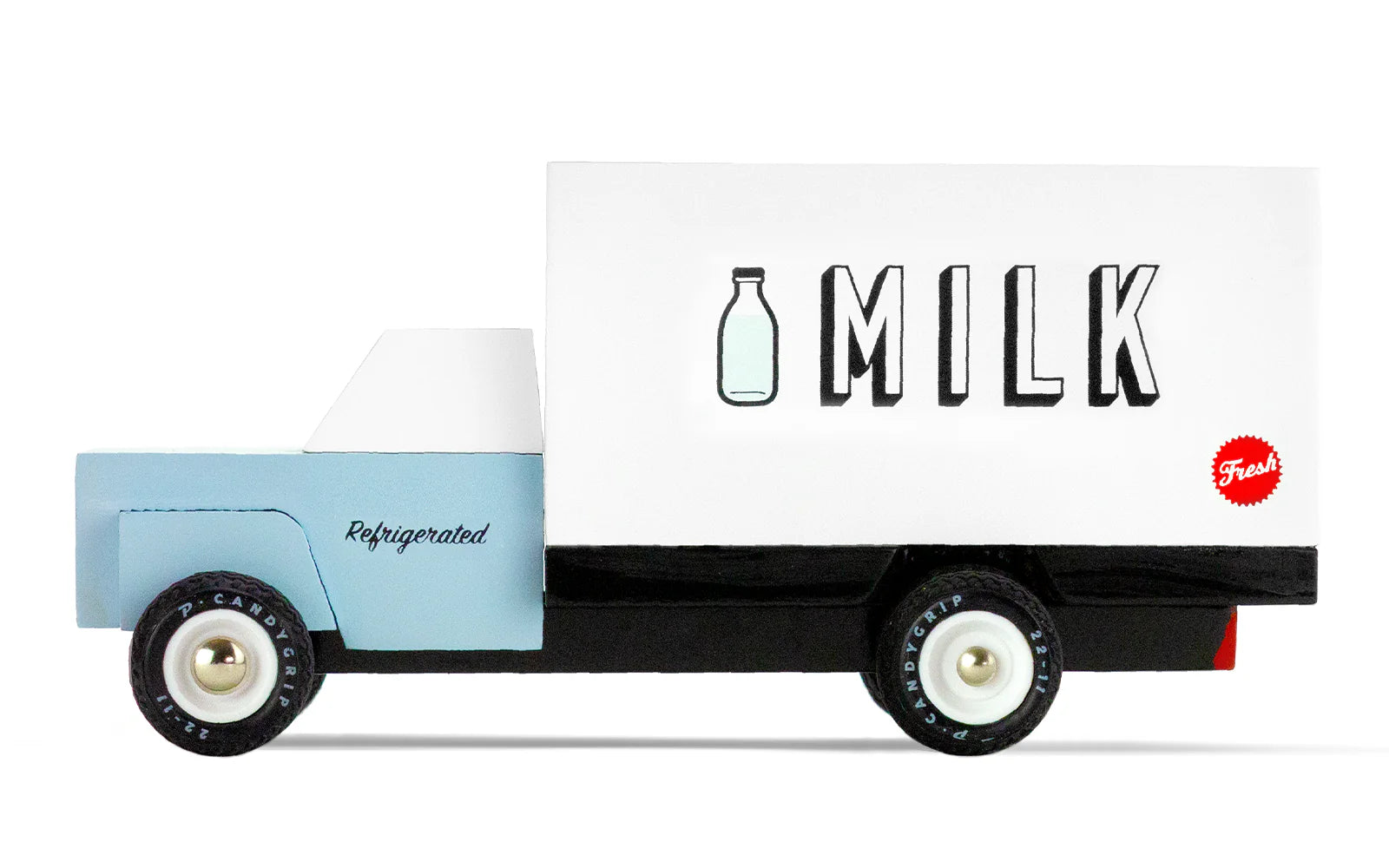 Milk Truck Toy for Kids - Durable Plastic Ride-On Toy with Realistic Sounds - Perfect for Indoor & Outdoor Play, Birthday Gifts, and Pretend Play Scenarios
