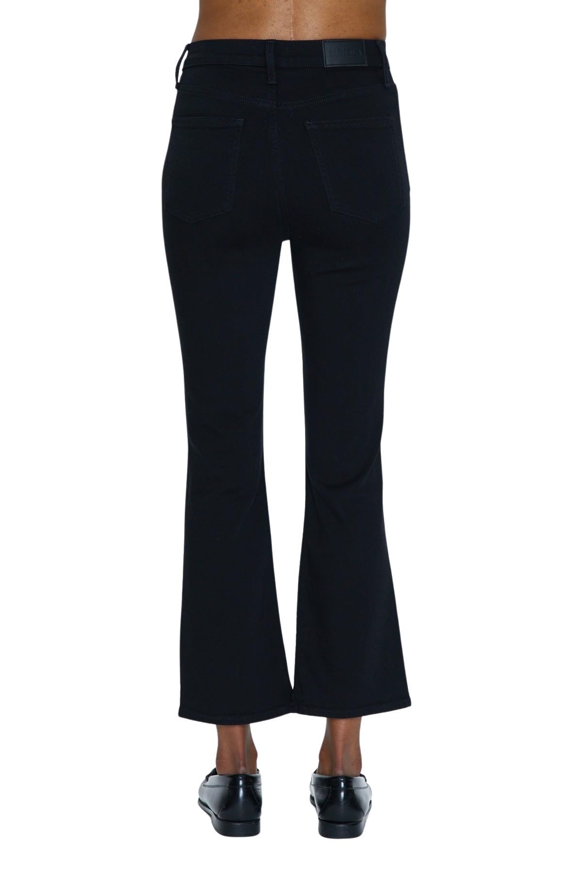 Women's High-Rise Cropped Bootcut Jeans - Pistola Denim Lennon Style | Stretch Comfort Fit for Casual Wear & Night Out