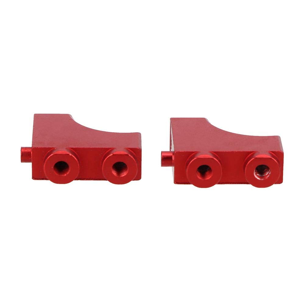 Dilwe 2PCS Servo Mount for RC Car - Compatible with VRX RH1043 RH1045 Upgrade Accessories (Red) | Durable Replacement Part for RC Car Racing and Off-Road Bashing