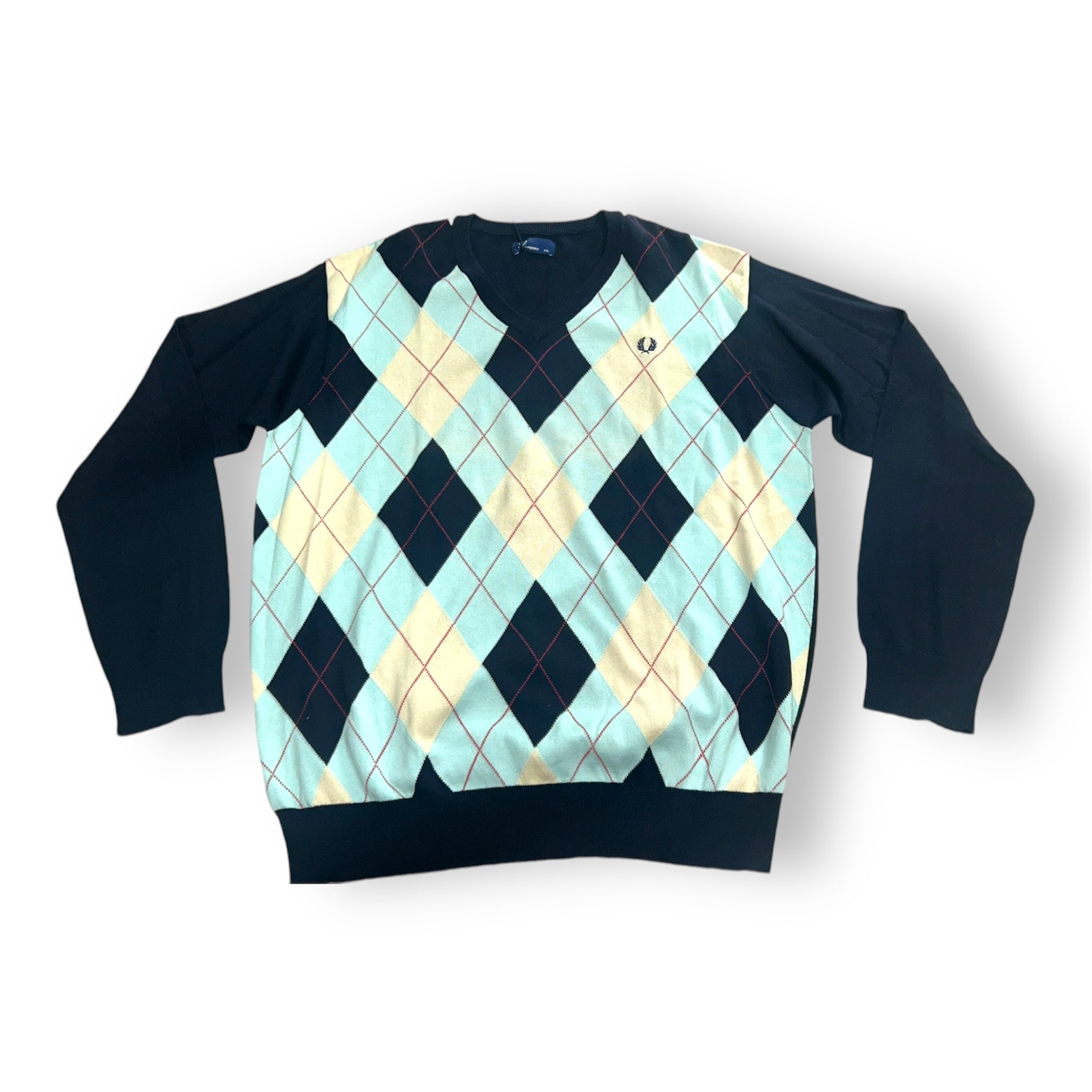Fred Perry Men's Classic Cotton Sweater | Casual & Stylish Pullover for Fall & Winter | Perfect for Office, Outings & Layering