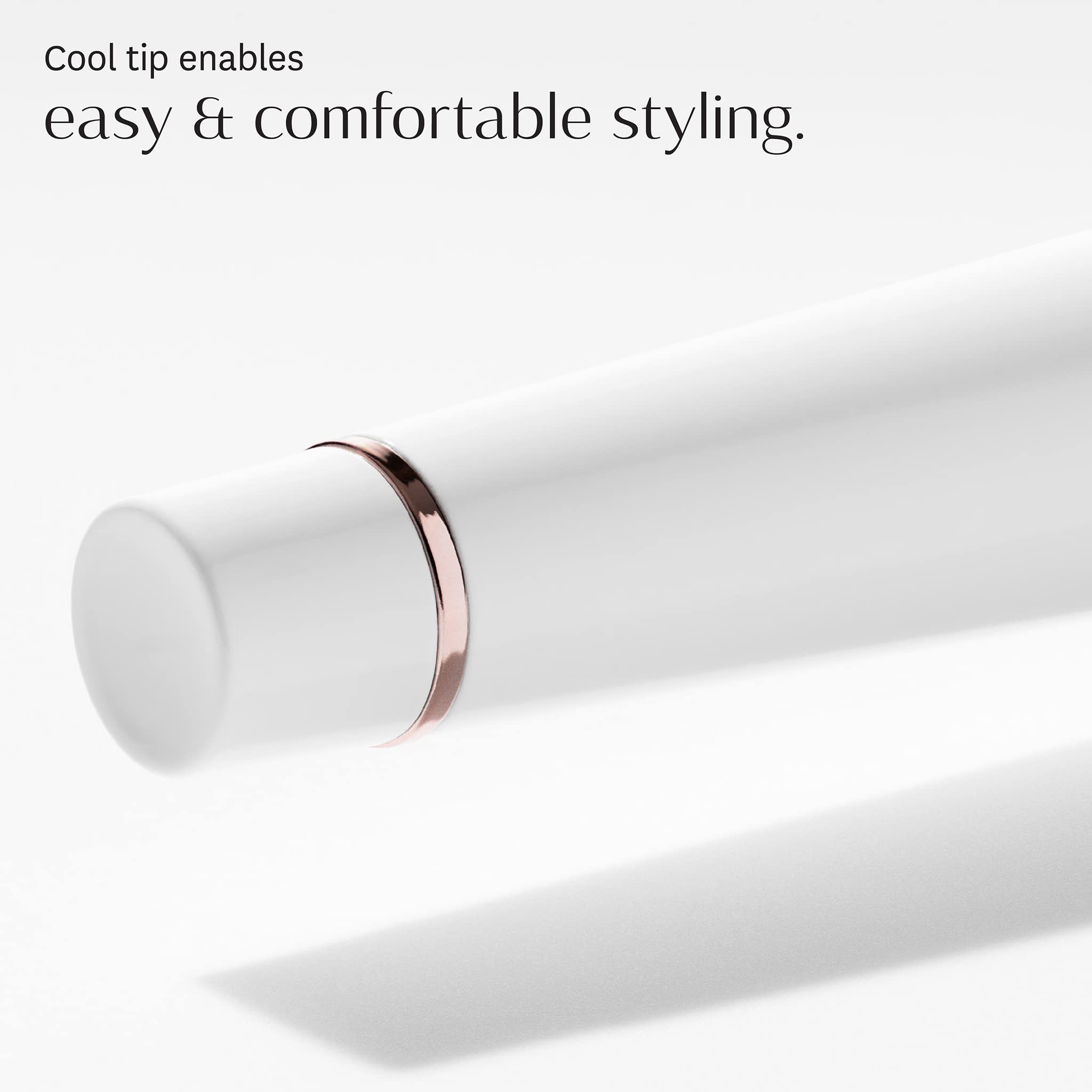 T3 SinglePass Curl Professional Ceramic Curling Iron with Adjustable Heat Settings - Long Barrel Hair Curler for Shiny Smooth Curls & Waves - Perfect for Salon-Quality Styling at Home, Weddings & Special Events