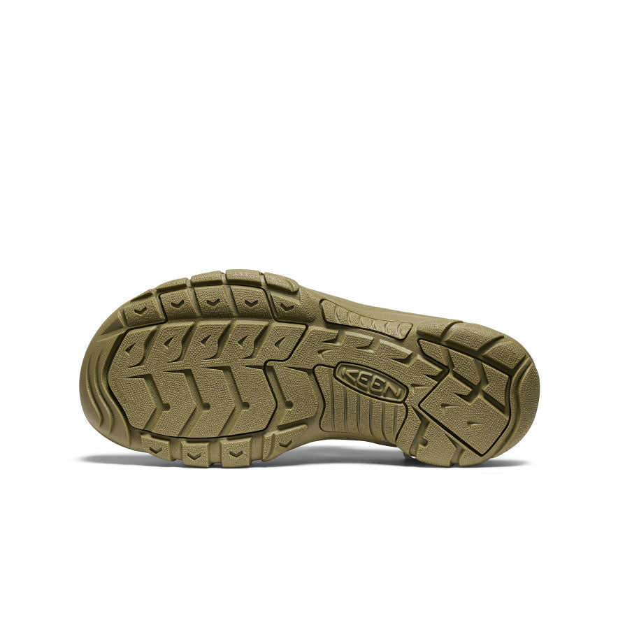 Men's Newport H2 Sandals - Comfortable Waterproof Hiking & Outdoor Adventure Shoes for Men - Monochrome/Olive Drab - Perfect for Beach, Camping, and Travel