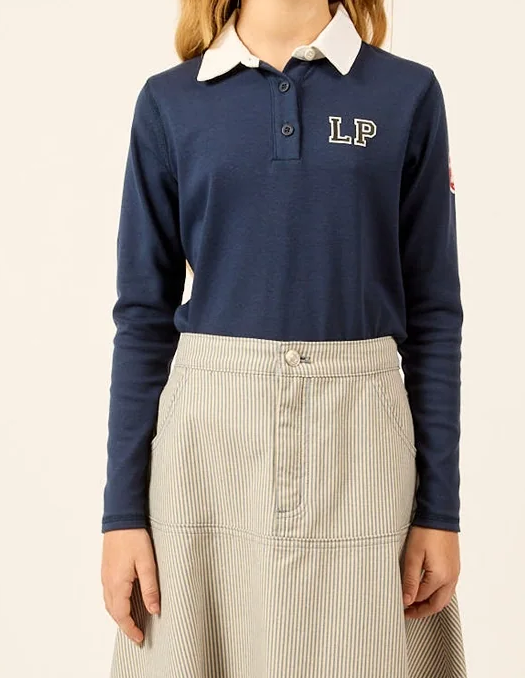 Little Parni Teen LP Collar T-Shirt for Boys & Girls (Ages 12-20 Years) - Stylish Casual Wear for School, Outings & Everyday Comfort