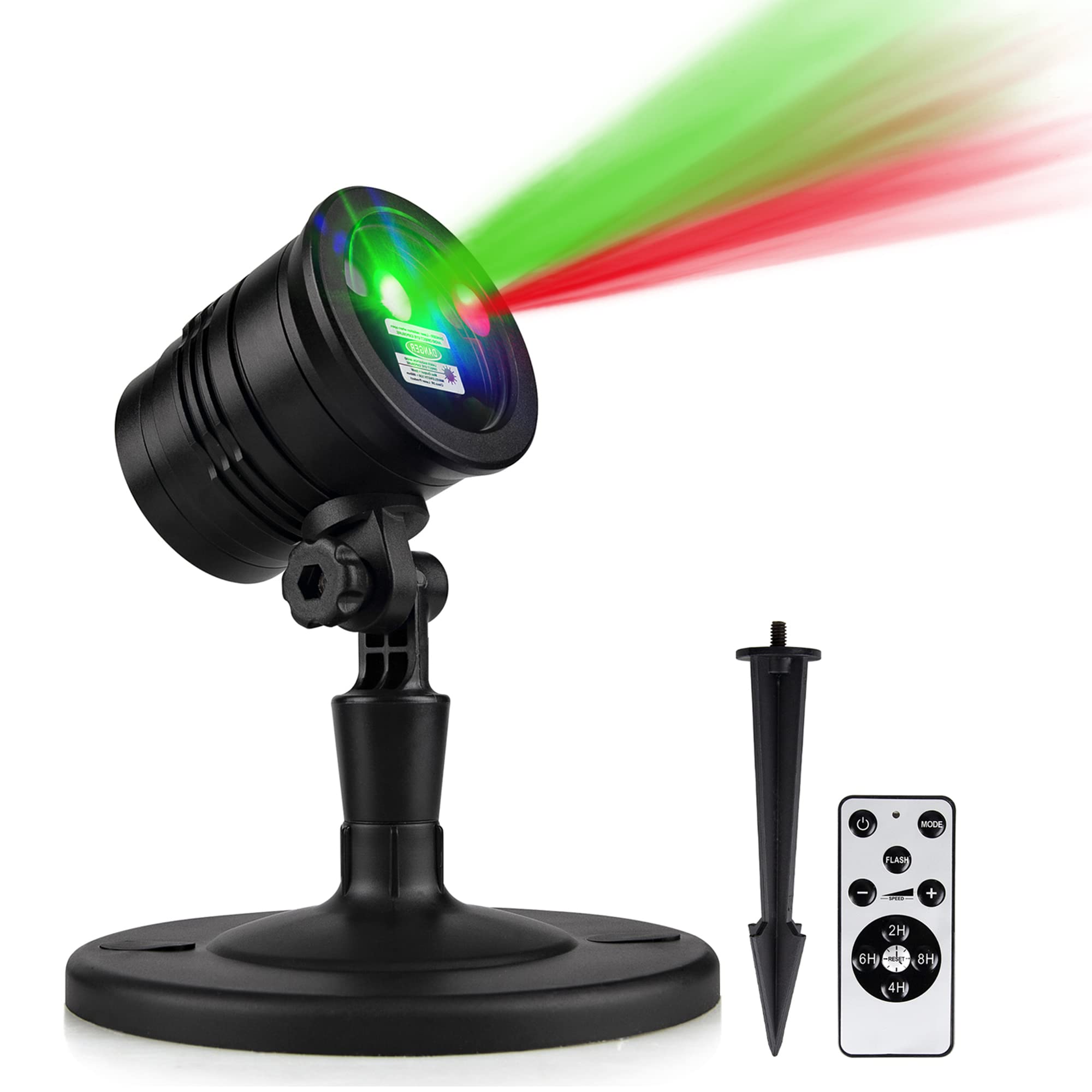 Outdoor Christmas Lights Projector - Waterproof Laser Light Show with Remote Control for Holiday Decorations | Perfect for Front Yard, Garden, and Farmhouse Christmas Displays