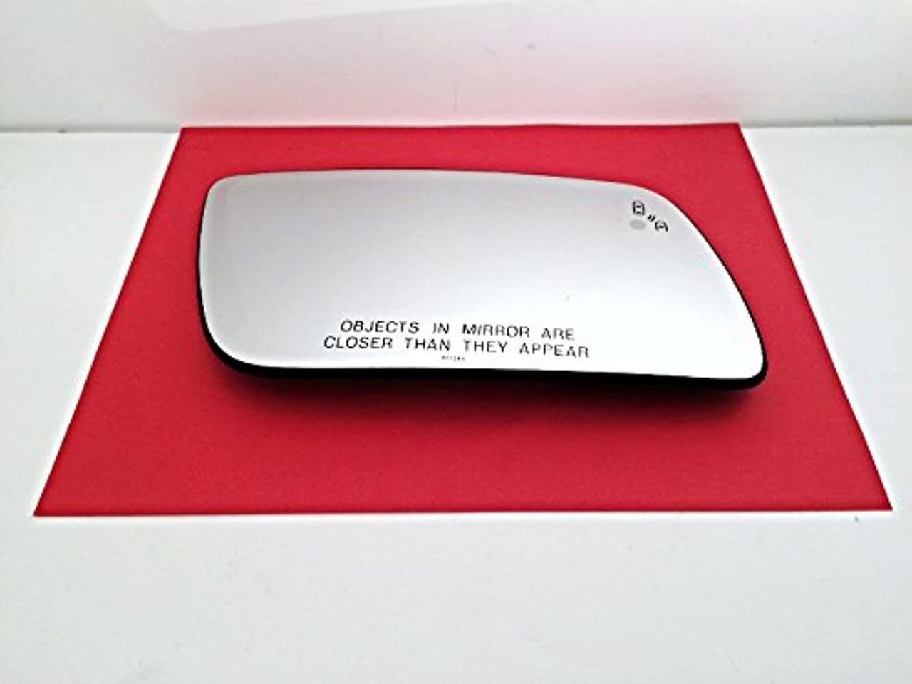 Heated Blind Spot Mirror Glass for 2013-2019 Honda Fit Right Side with Rear Holder - Perfect for Winter Driving & Enhanced Safety