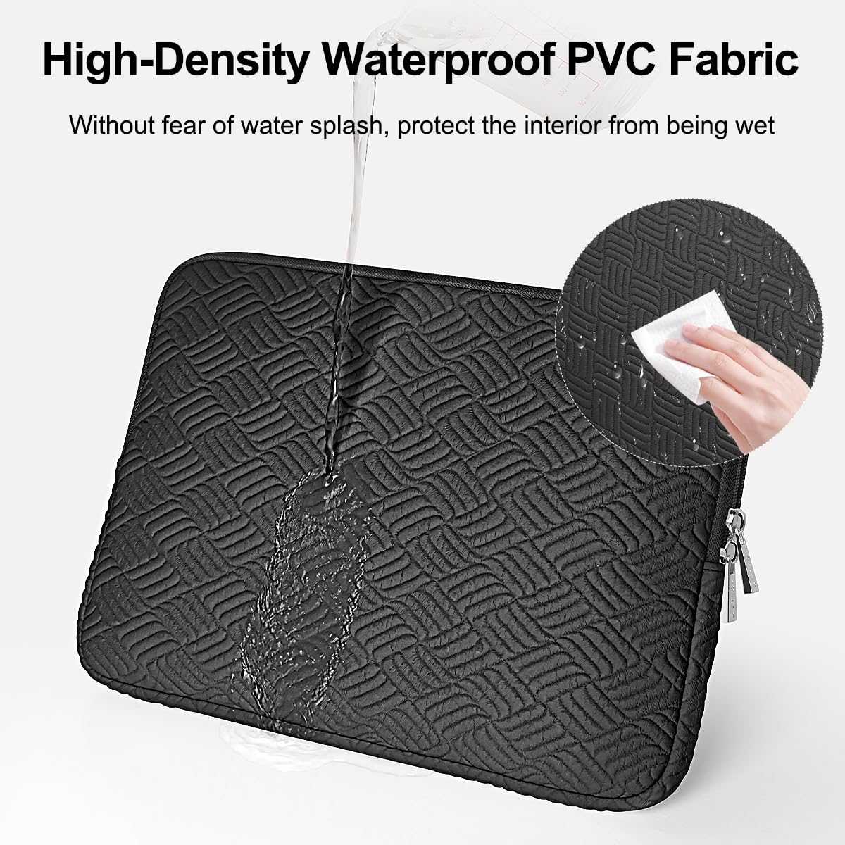 Premium Leather Laptop Sleeve for MacBook Air 15