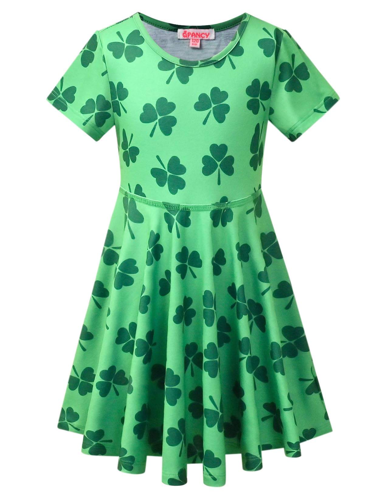 Girls Unicorn Print Summer Dresses - Short Sleeve Swing Dress for Toddlers & Kids | Perfect for Playdates, Birthday Parties & Casual Outings