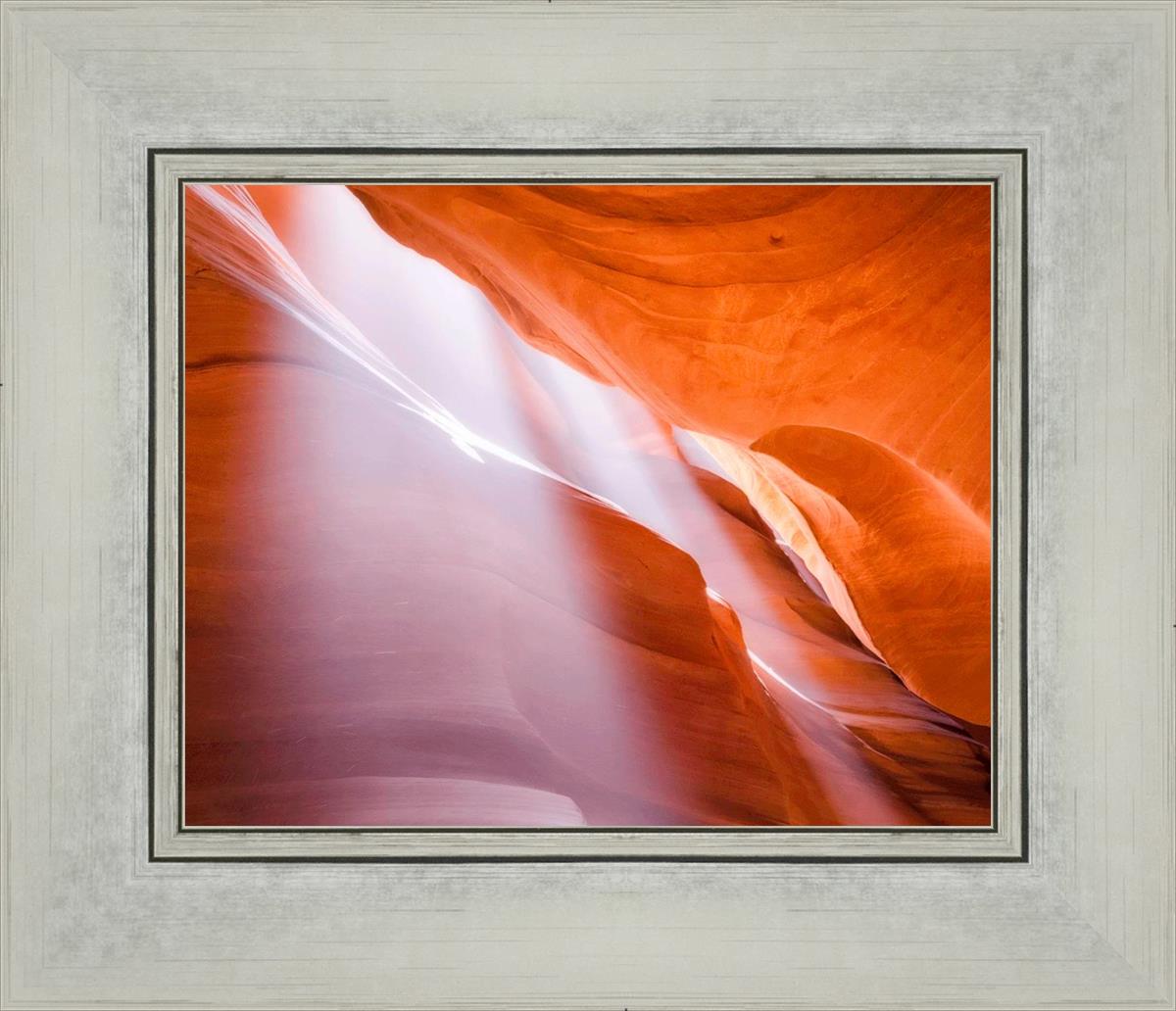 Stunning Antelope Canyon Light Shafts Wall Art - Natural Sunbeam Photography Print for Home & Office Decor - Perfect for Living Rooms, Bedrooms & Workspaces