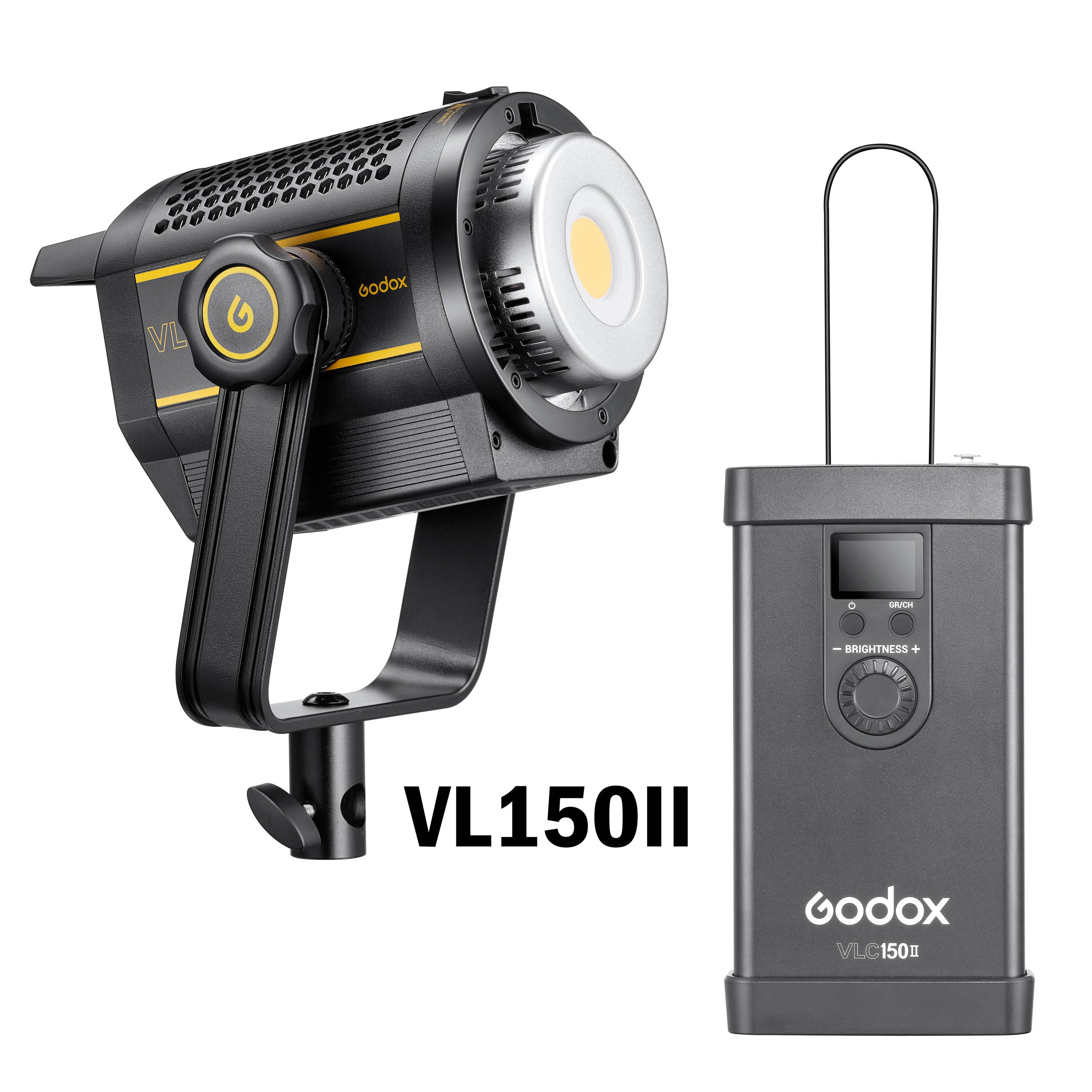 VL150II 165W Daylight Balanced LED Video Light - Flicker-Free Continuous Lighting for Photography, Videography & Live Streaming - Perfect for YouTube, TikTok, Studio & Indoor Shooting