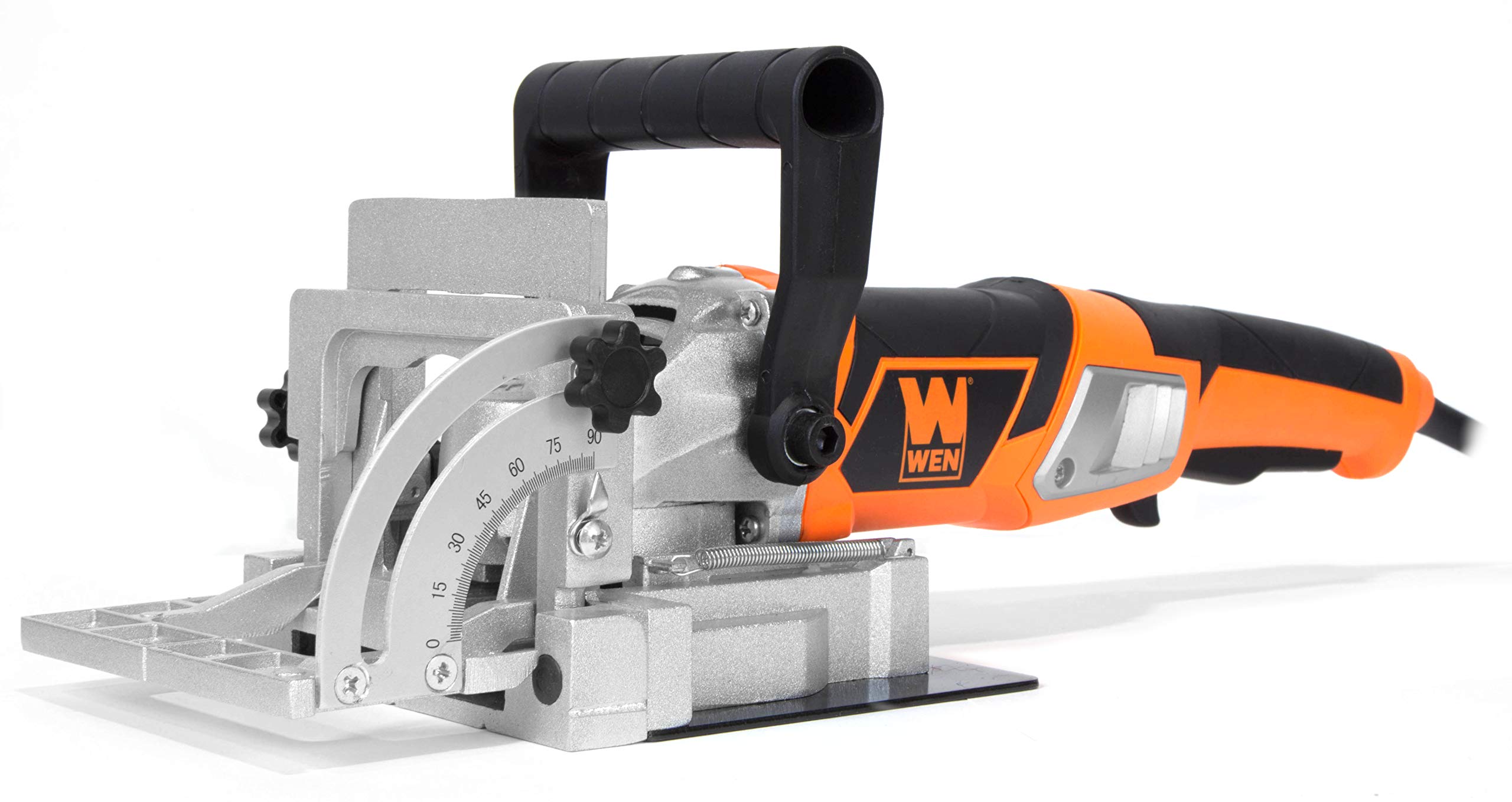 WEN JT3062 10-Amp 6-Inch 2-Blade Benchtop Jointer & JN8504 8.5-Amp Plate Biscuit Joiner with Case and Biscuits – Perfect for Woodworking, DIY Projects, and Professional Carpentry