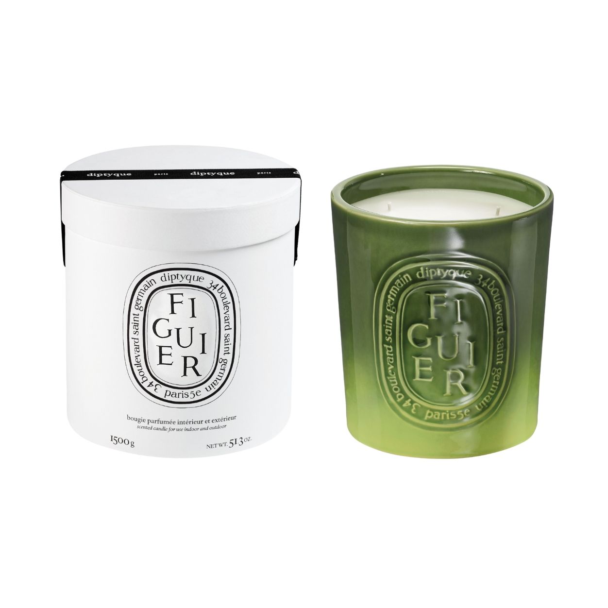 Fig Tree Scented Candle - Natural Soy Wax Aromatherapy Candle for Home, Relaxation & Meditation - Perfect for Living Room, Bedroom & Spa
