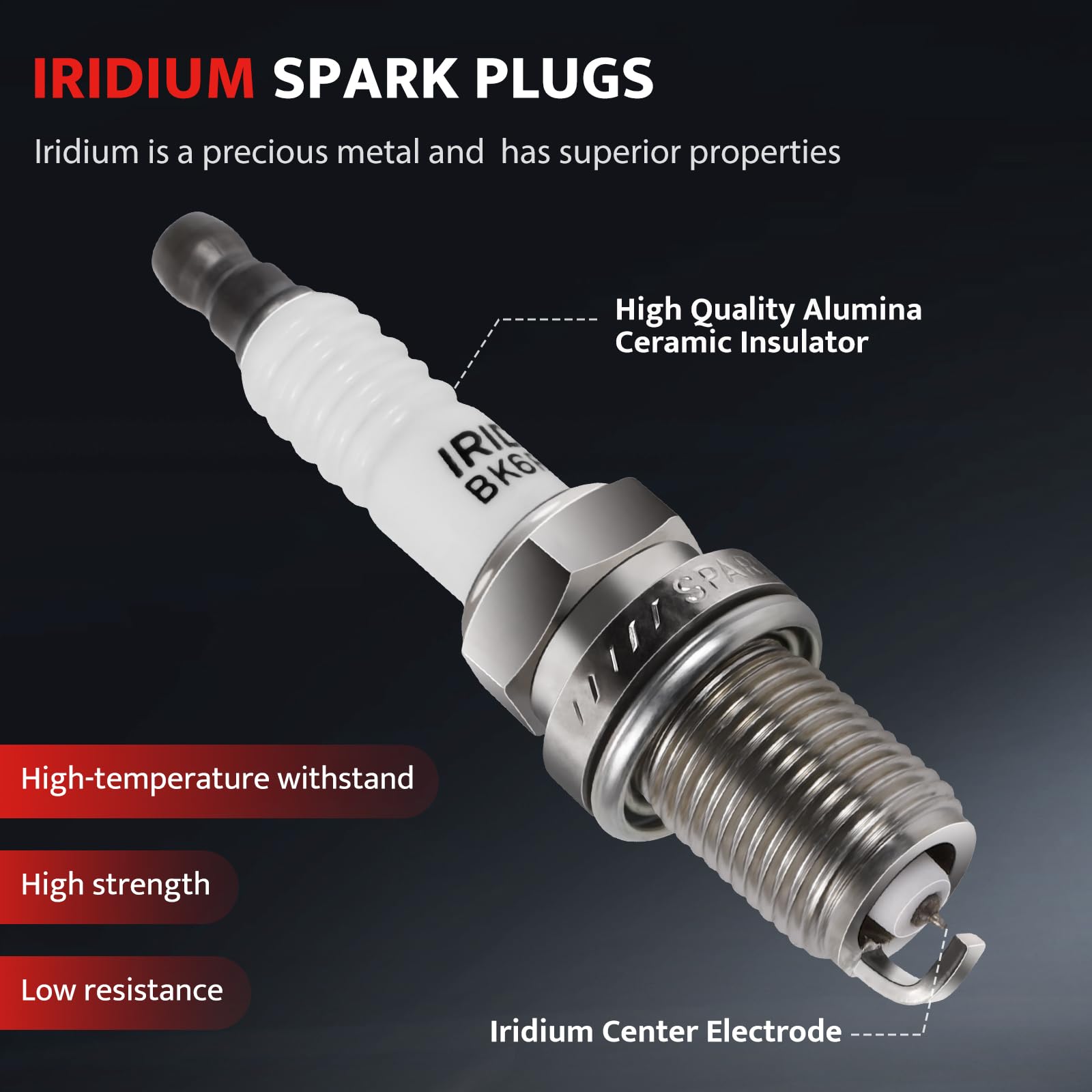 High Performance Ignition Coil Pack & Spark Plugs Set of 4 - Compatible with Scion xB xA, Toyota Echo, Prius C, Yaris 2001-2019 1.5L L4 Engine - Direct Replacement for UF316 - Improve Engine Power & Fuel Efficiency - Perfect for Daily Commuting & City Driving