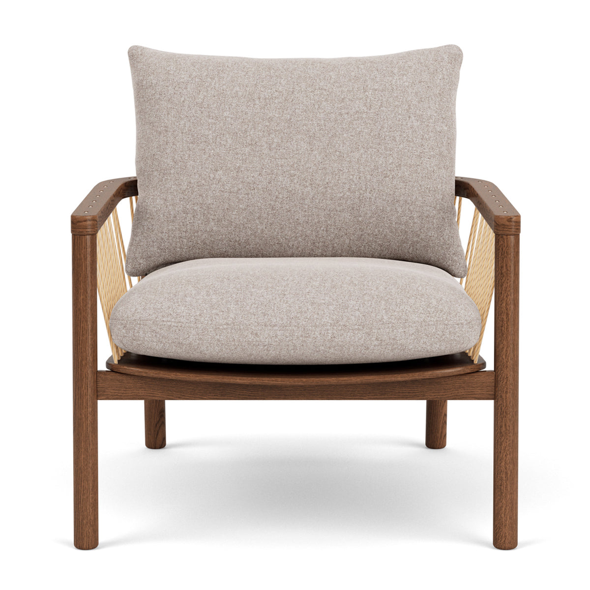 Enzo Fabric Armchair - Modern Upholstered Accent Chair for Living Room, Bedroom & Office - Comfortable Lounge Chair with Sturdy Wooden Legs - Perfect for Relaxing, Reading & Decorating