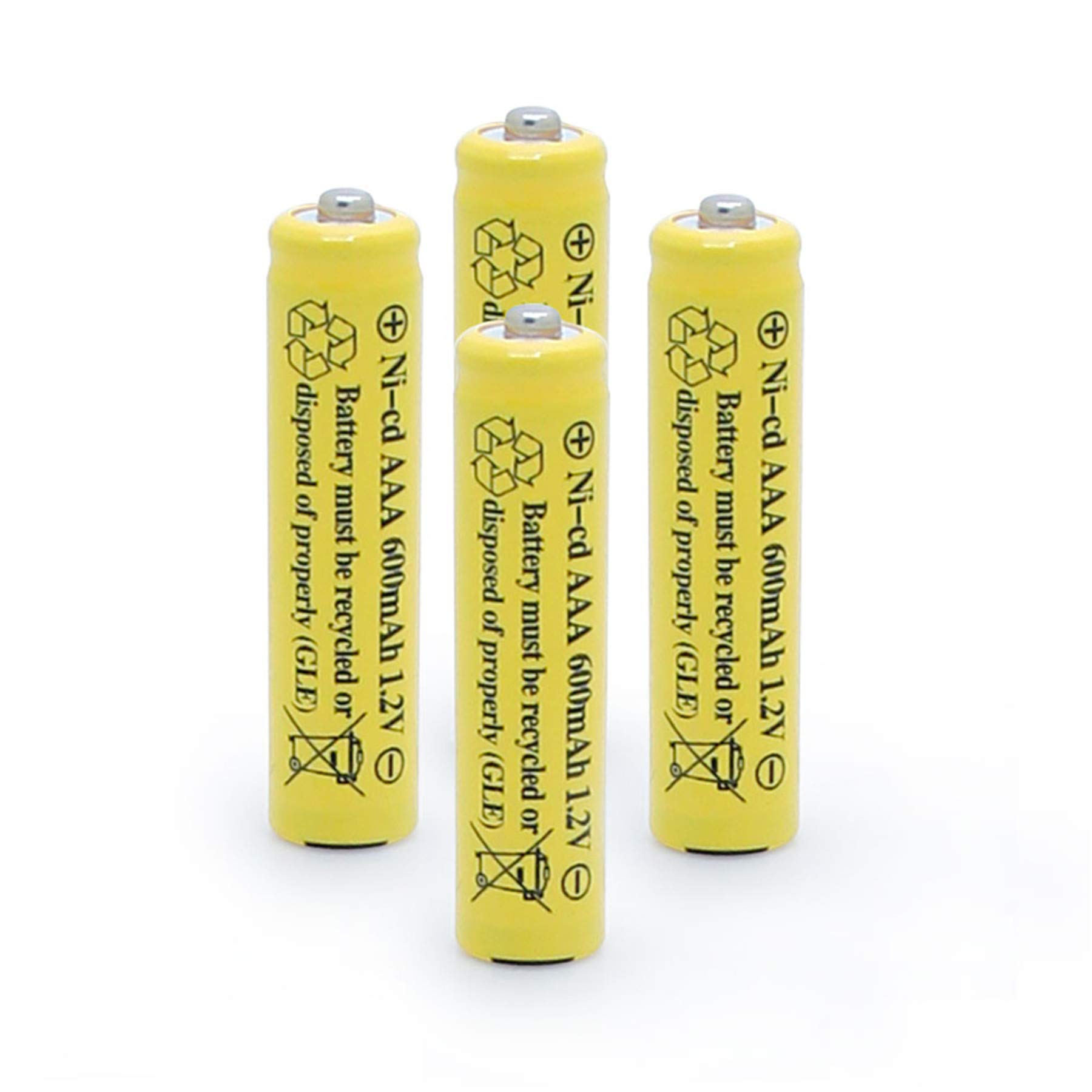 High Capacity AAA NiCd 600mAh 1.2V Rechargeable Solar Batteries - 20 Pack for Solar Garden Lights, Remote Controls, Toys, Computer Mice - Perfect for Outdoor & Indoor Solar Powered Devices