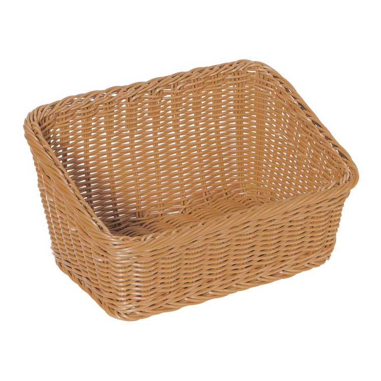 Premium Melamine WB 1510 Designer Polyweave Cascading Basket in Honey Color - 9.25