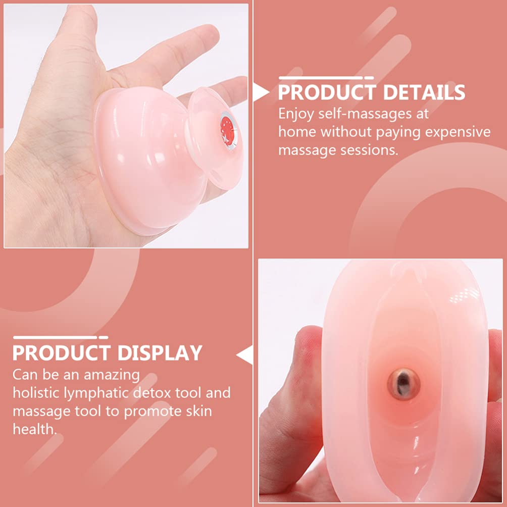 1 Set of 4pcs Silicone Cupping Therapy Cups - Vacuum Suction Massage Tools for Pain Relief, Cellulite Reduction & Beauty Care - Perfect for Home Spa, Muscle Relaxation & Detox Therapy