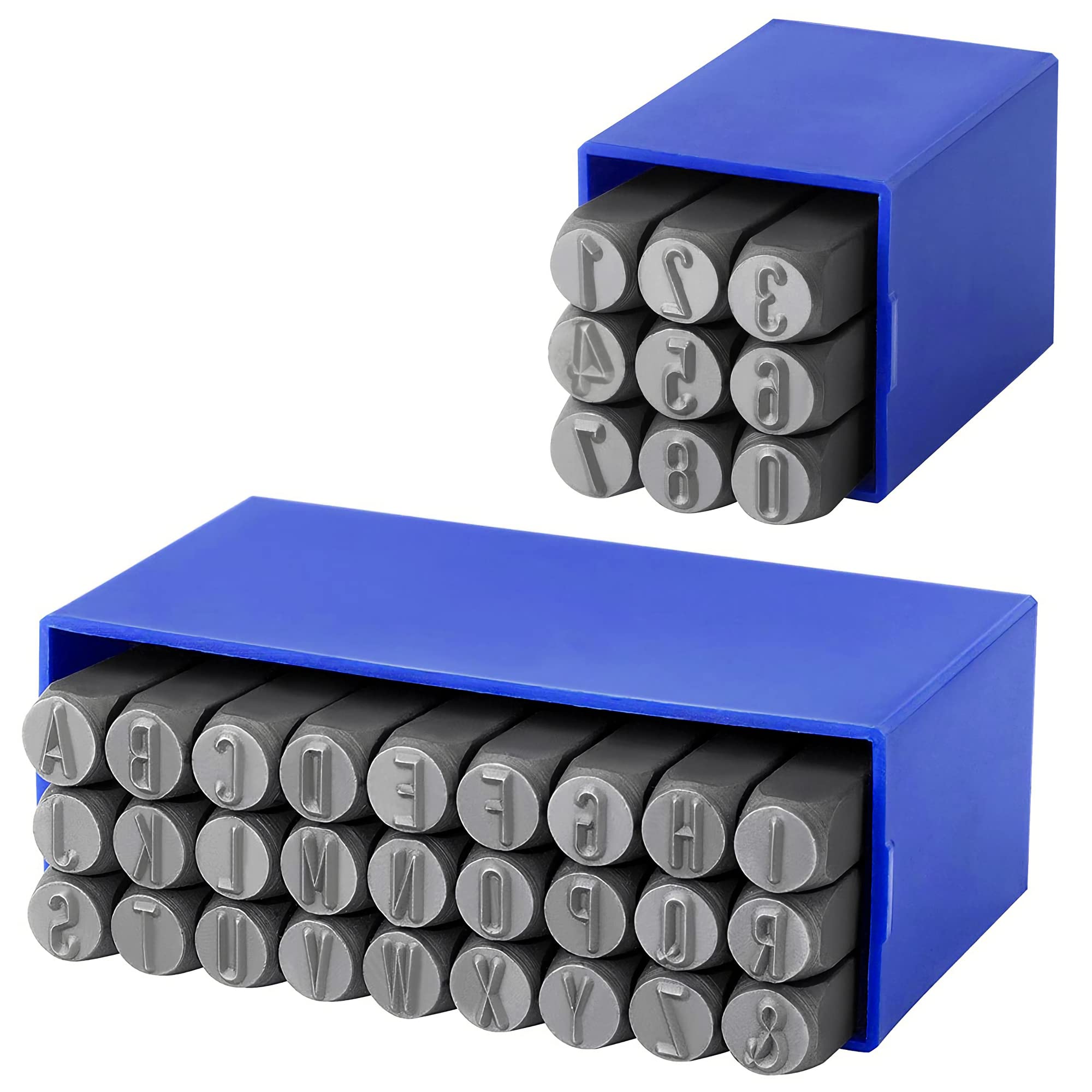 36 PCS Metal Letter and Number Stamp Set - 5/16