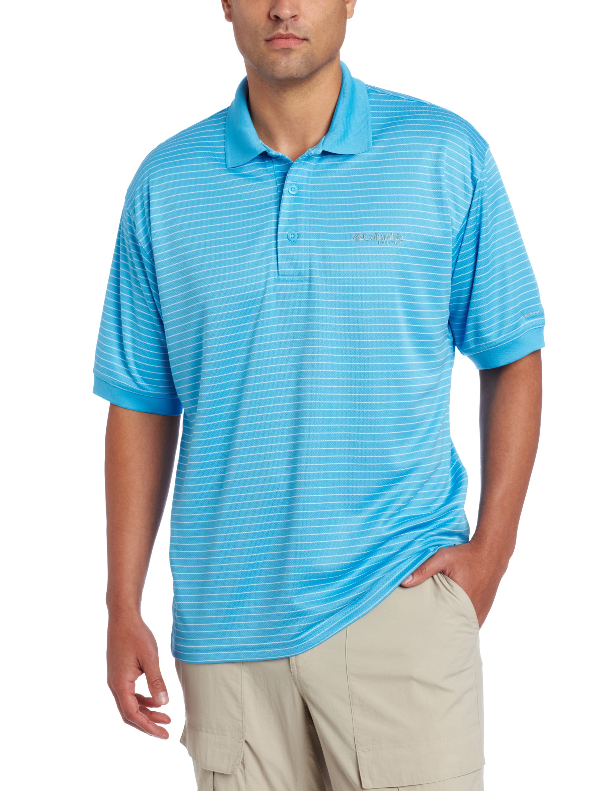 Columbia Men's Super Cast Polo Shirt - Moisture-Wicking, UV Protection & Breathable Golf & Casual Shirt for Outdoor Activities & Workwear