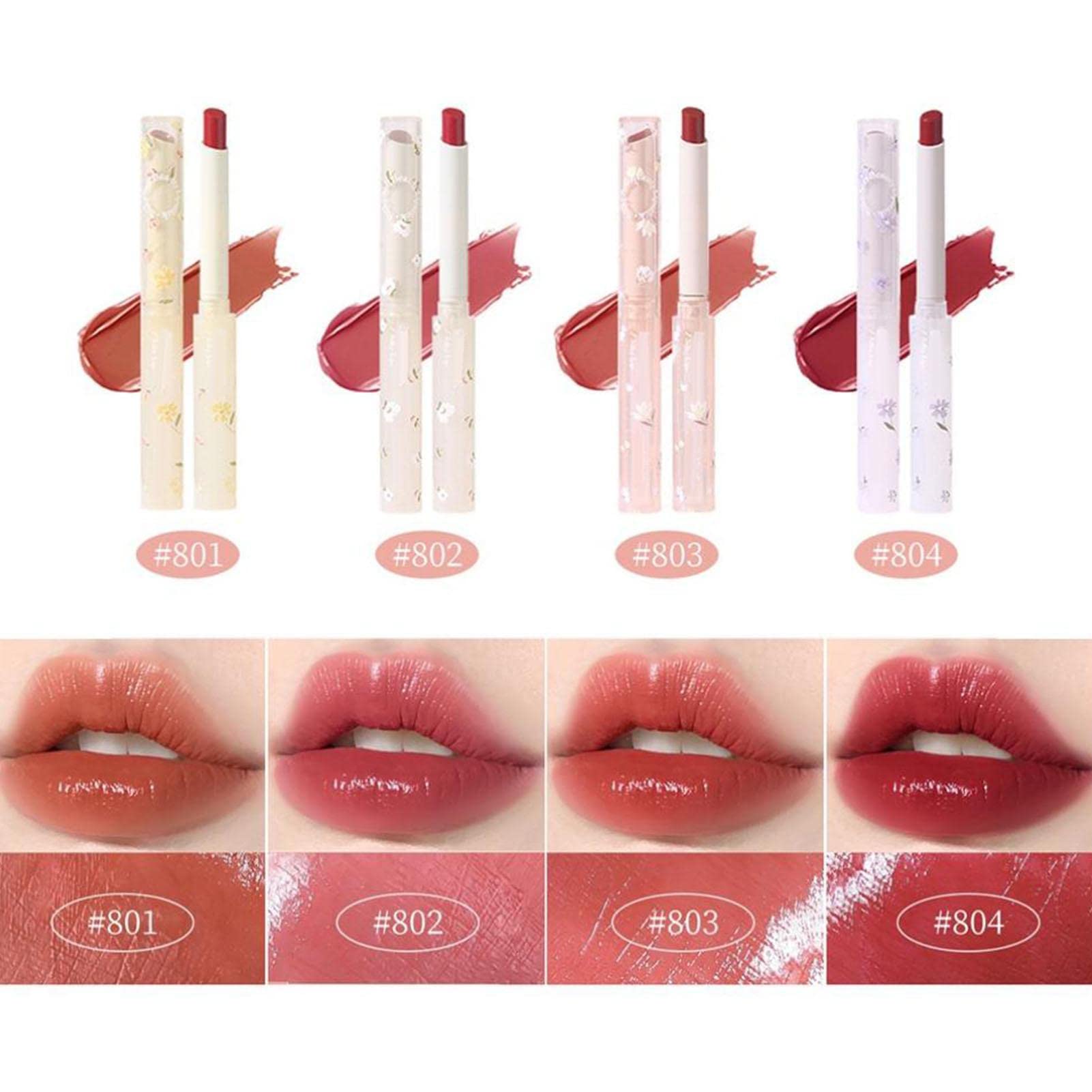 Korean 8-Piece Makeup Kit - Velvet Lipstick, Eyeshadow & More for Women | Perfect for Beginners & Pros