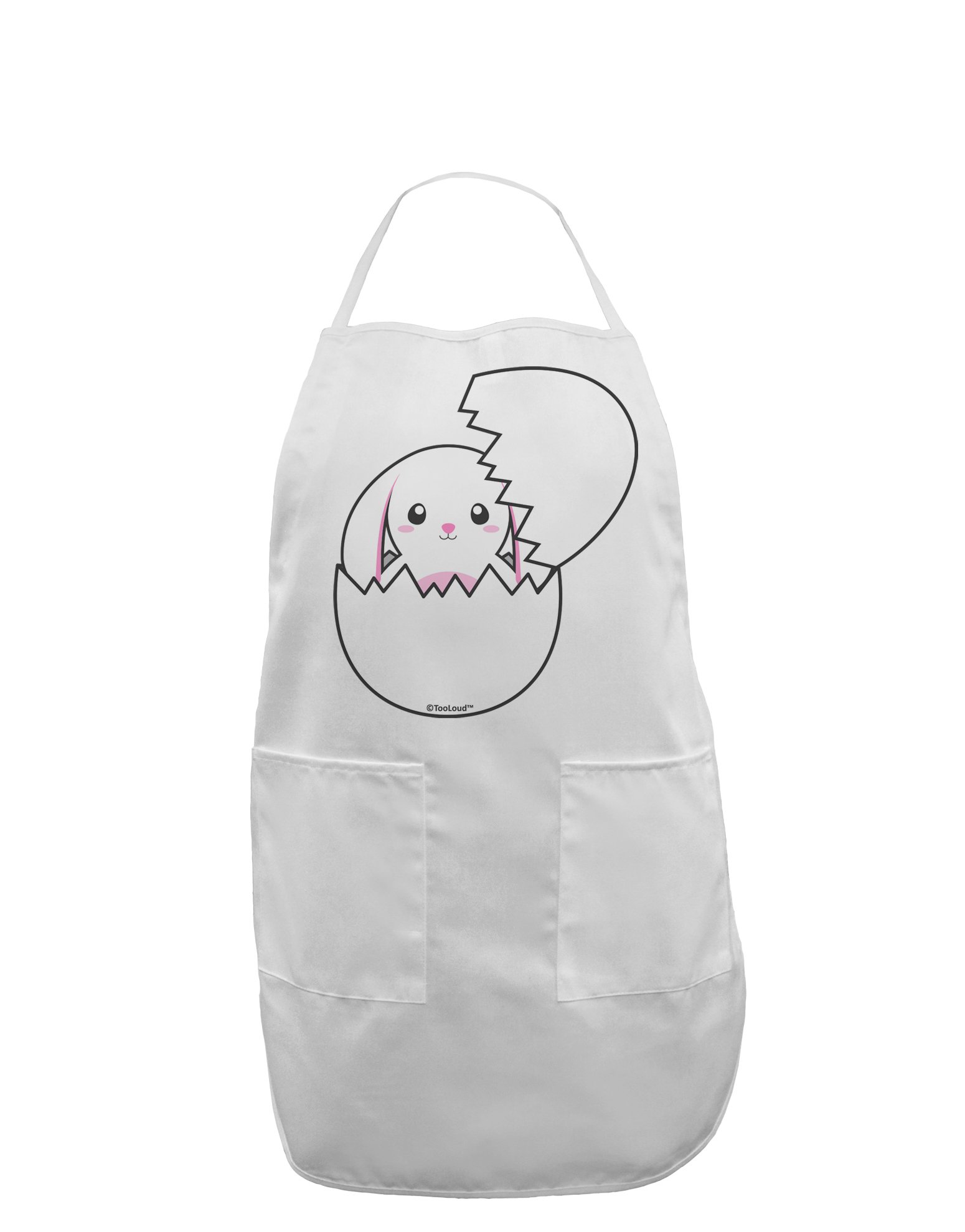 Funny Easter Bunny Hatching Apron for Adults - Cute Kitchen Cooking Baking Apron - Perfect for Easter Celebrations, Holiday Parties & Spring Themed Events