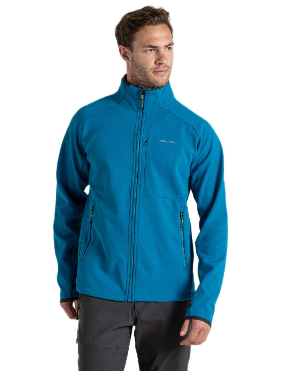 Craghoppers Men's Dynamic Pro Full Zip Fleece Jacket - Lightweight Outdoor Fleece for Hiking, Camping & Travel - Warm & Breathable Midlayer for Cold Weather Adventures