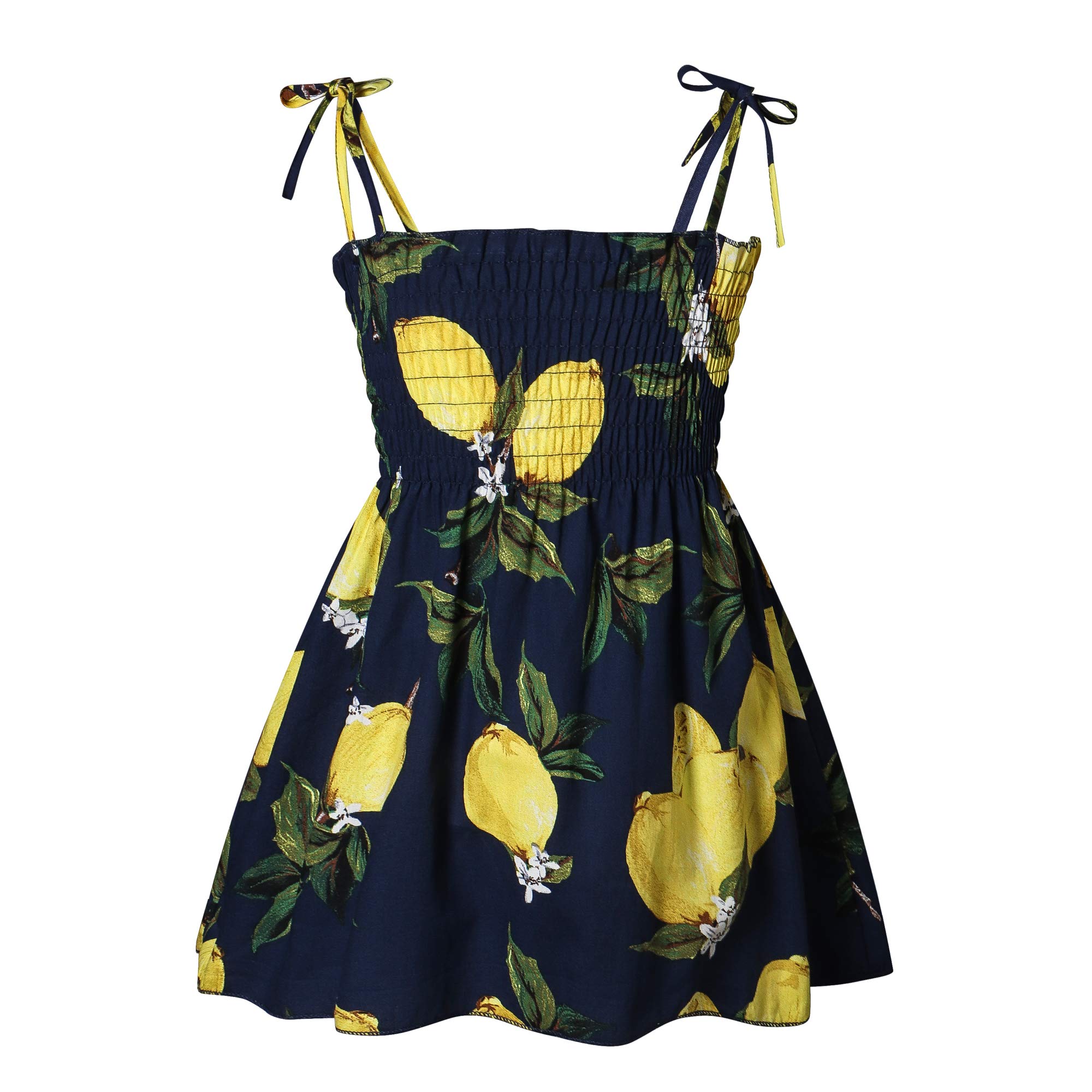 Toddler Baby Girl Floral Princess Dress - Sleeveless Casual Summer Dress for Girls - Perfect for Birthday Parties, Photo Shoots & Outdoor Play