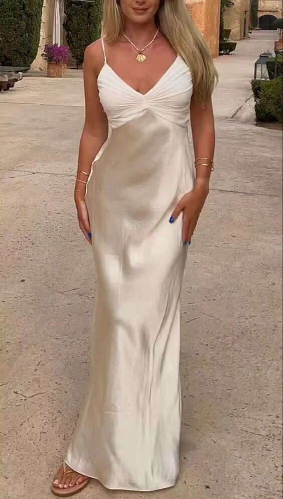 Champion Spaghetti Straps Sheath Long Prom Dress J4361 - Elegant Formal Gown for Homecoming, Evening Gala & Special Occasions