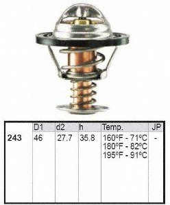 Motorad 243-195 High Performance Engine Thermostat - Reliable Temperature Control for Cars, Trucks & SUVs - Perfect for Daily Commuting & Long Road Trips