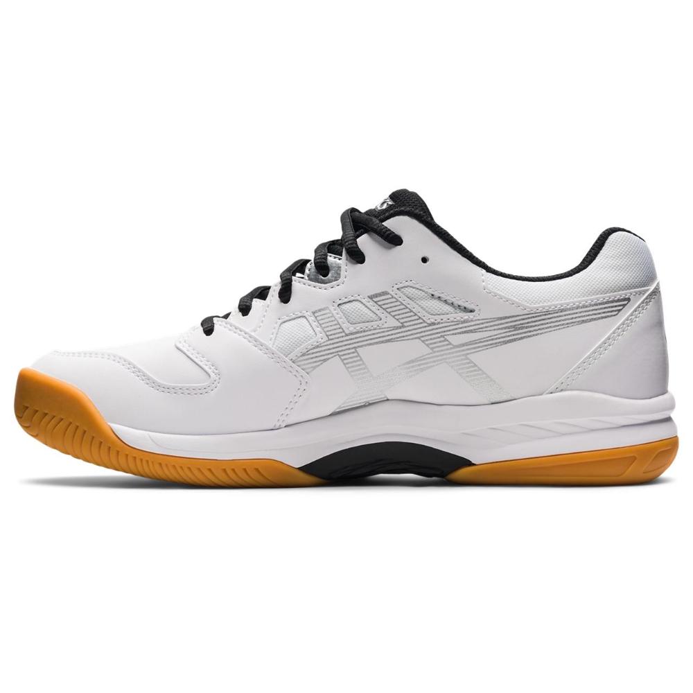 ASICS Gel Renma Men's Indoor Volleyball Shoes - White/Black - Lightweight Court Sneakers for Badminton, Squash & Indoor Sports