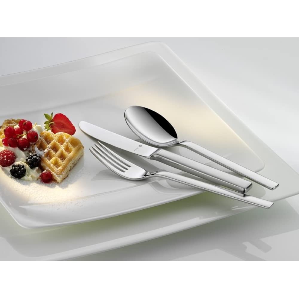 WMF Lyric Cromargan Stainless Steel Cutlery Set - 18/10 Polished Scratch-Resistant & Dishwasher Safe (7-Piece, Silver) - Perfect for Fine Dining, Dinner Parties & Everyday Use