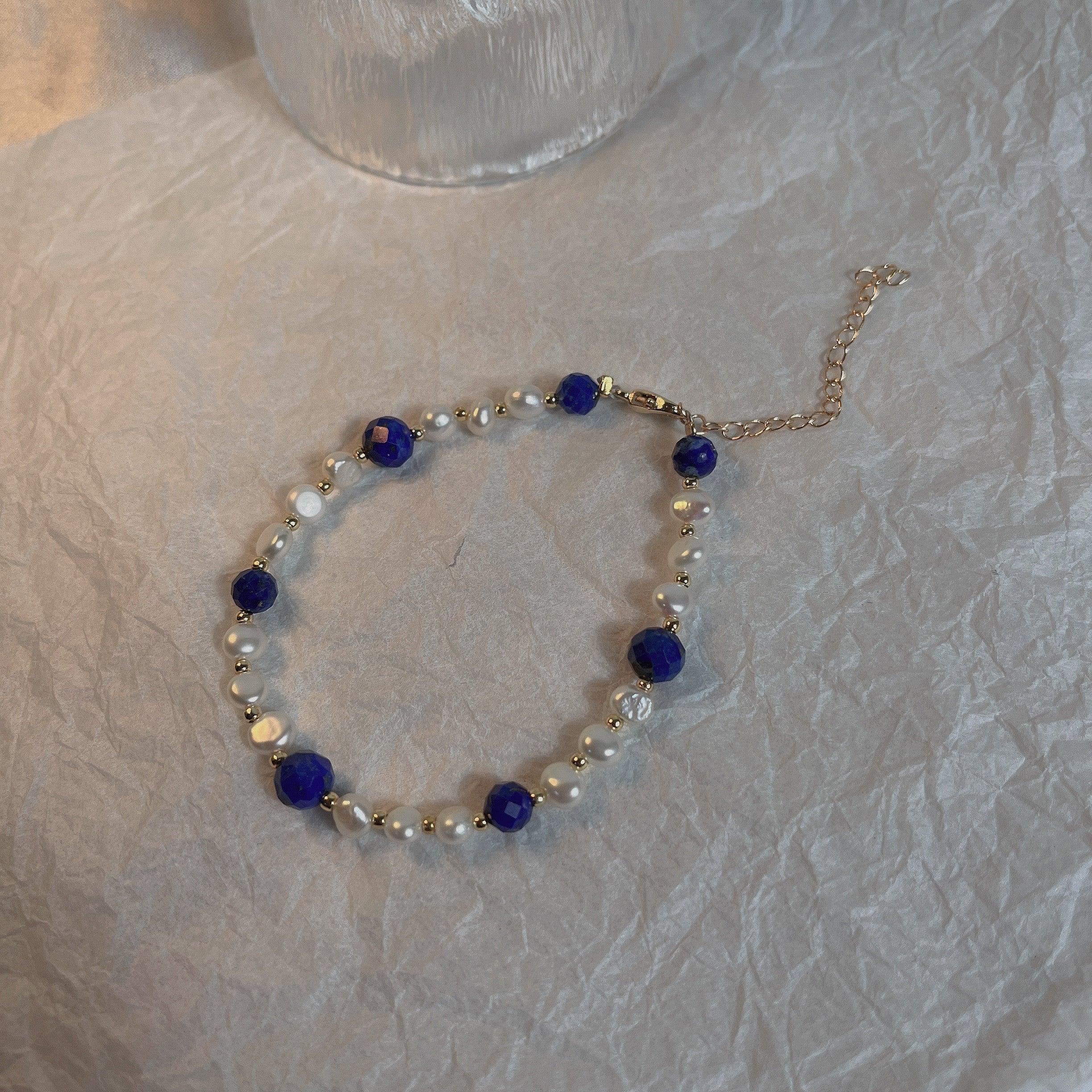 Natural Crystal Pearl Bracelet for Women - Elegant Handmade Jewelry Gift for Wedding, Party & Everyday Wear