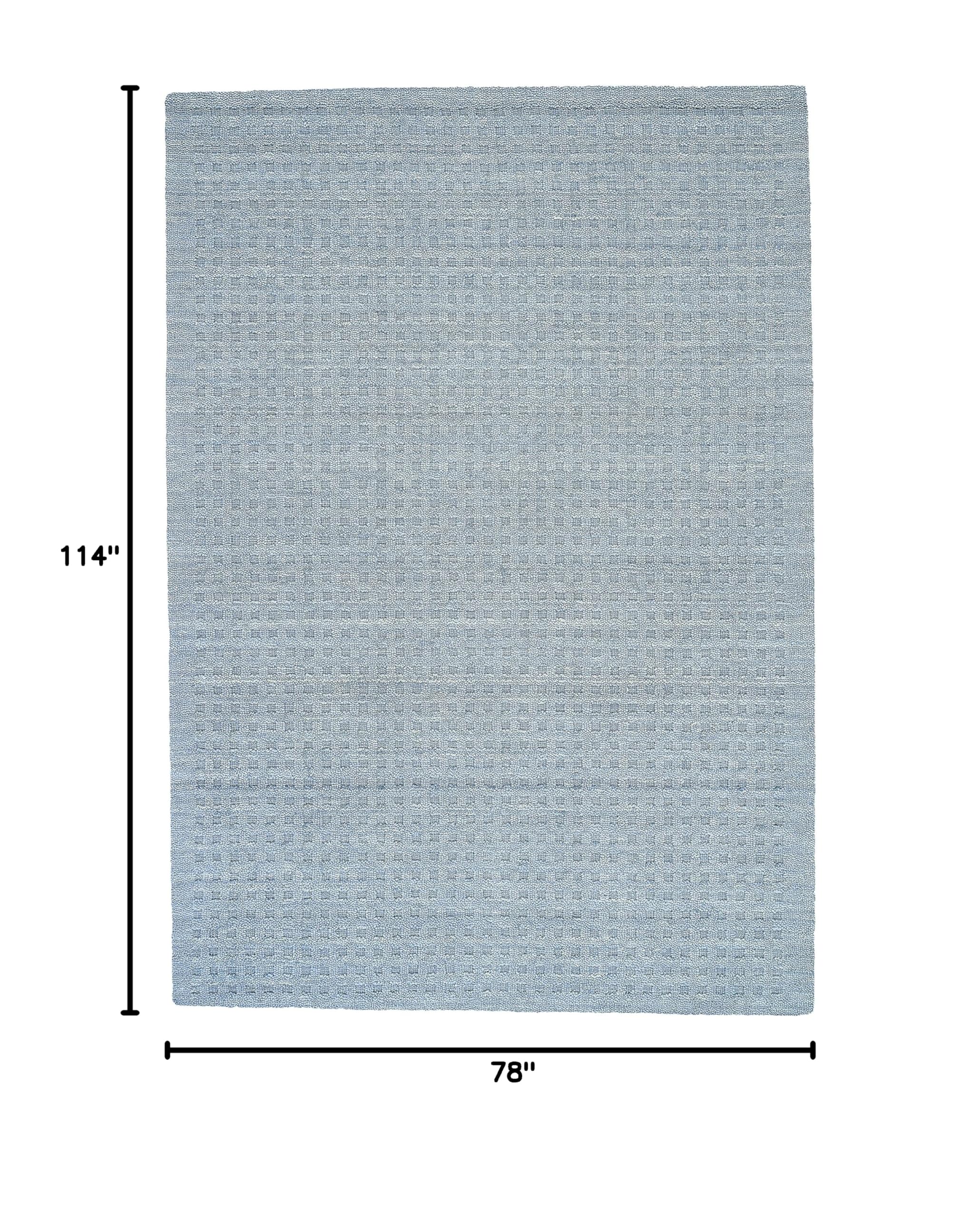 Nourison Perris Solid Denim 6'6