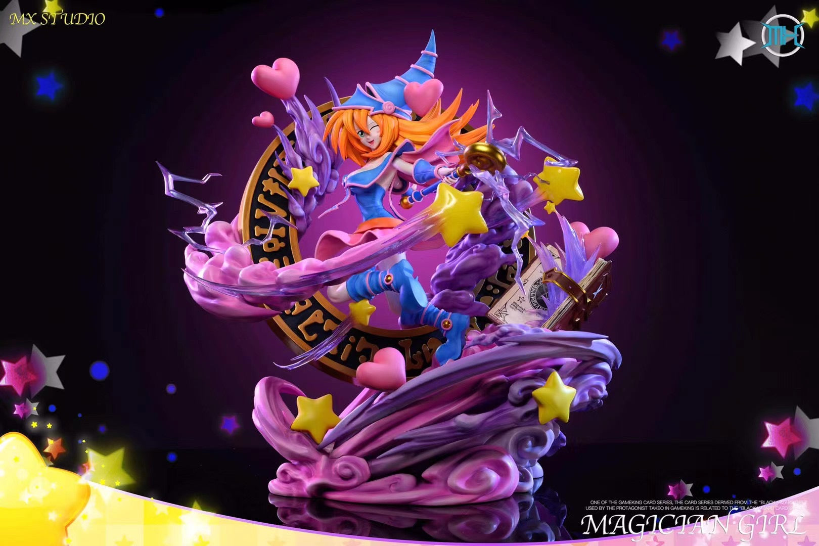 MX Studio Dark Magician Girl Anime Figure - Premium Collectible Yu-Gi-Oh! Character Statue for Display, Gifts & Cosplay | Perfect for Anime Fans, Gaming Rooms & Themed Decor