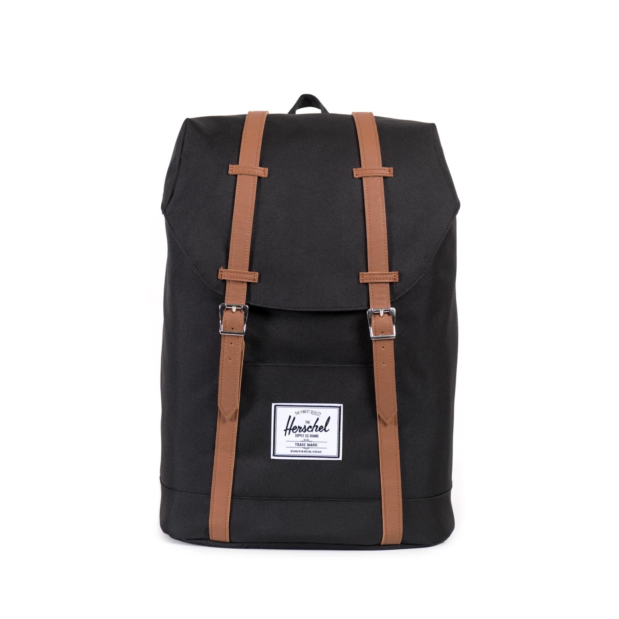 Herschel Retreat Backpack - Stylish & Durable Laptop Backpack for Men & Women - Perfect for Travel, Work & School - Black