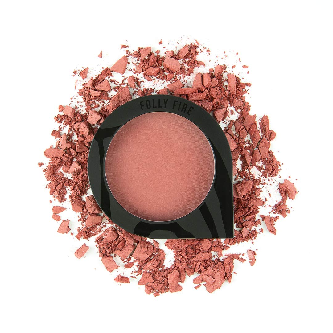 Folly Fire Hot Terrain Baked Bronzing Blush 0.30 oz - Natural Sun-Kissed Glow for Cheeks, Perfect for Everyday Wear & Special Occasions