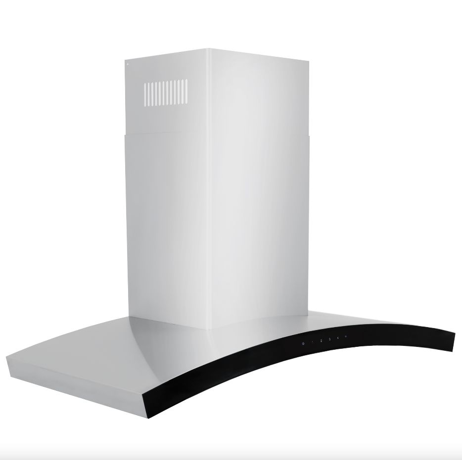 ZLINE KN6 30-Inch Wall Mount Range Hood - Stainless Steel Kitchen Vent Hood with Powerful 400 CFM, LED Lights & Dishwasher Safe Filters - Perfect for Modern Home Kitchens & Open Concept Living Spaces