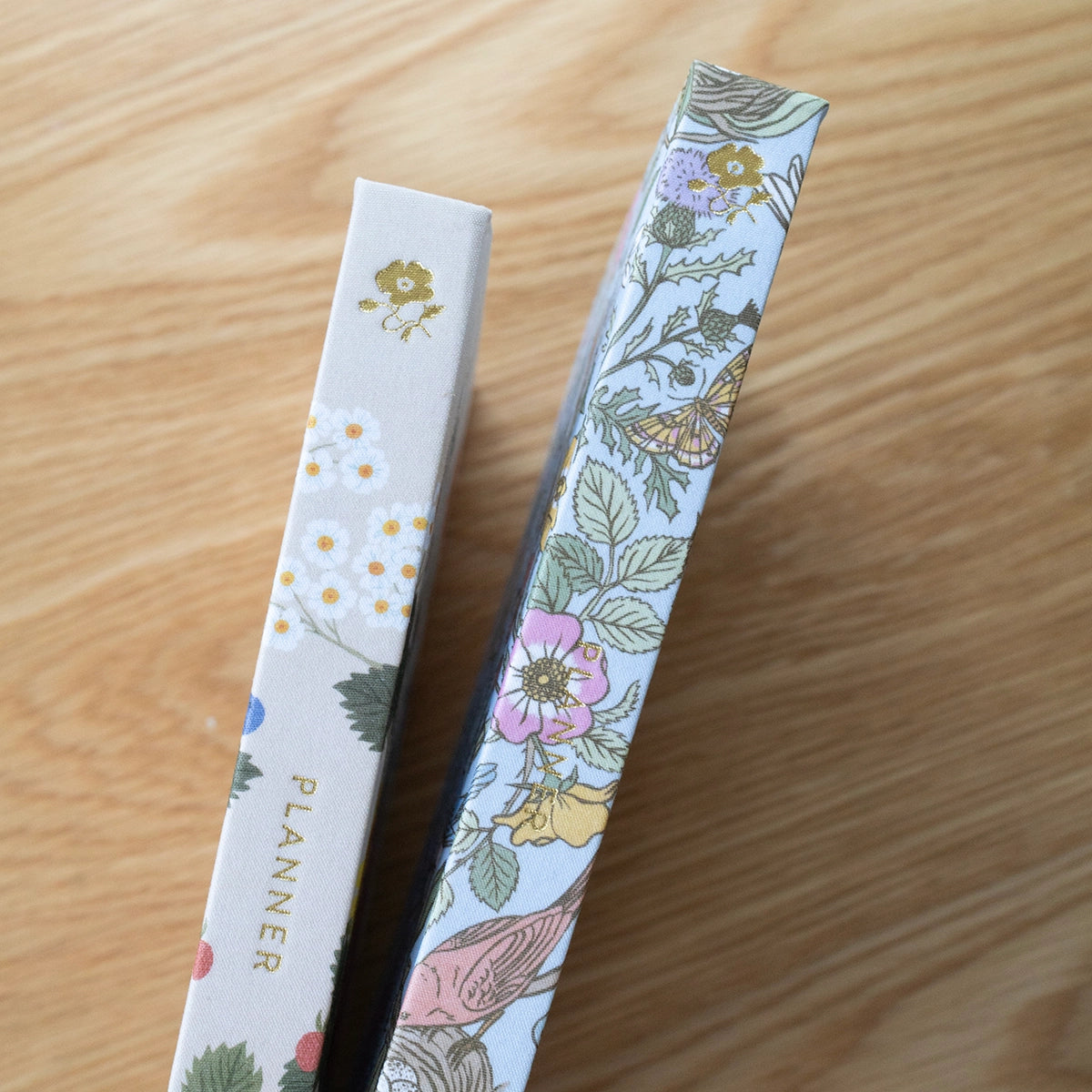 Botanica Paper Co. Linen Bound Undated Weekly Planner with Song Birds Design - Perfect for Daily Planning, Journaling & Productivity | Office, School & Home Use