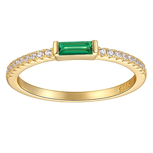 Emerald CZ - Gold