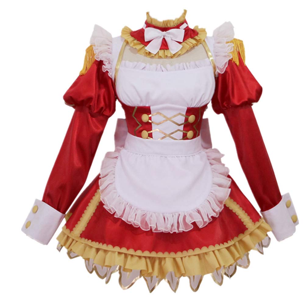 Fate Grand Order Saber Nero Maid Lolita Cosplay Costume - Anime Game Party Dress for Halloween, Cosplay Events & Themed Parties