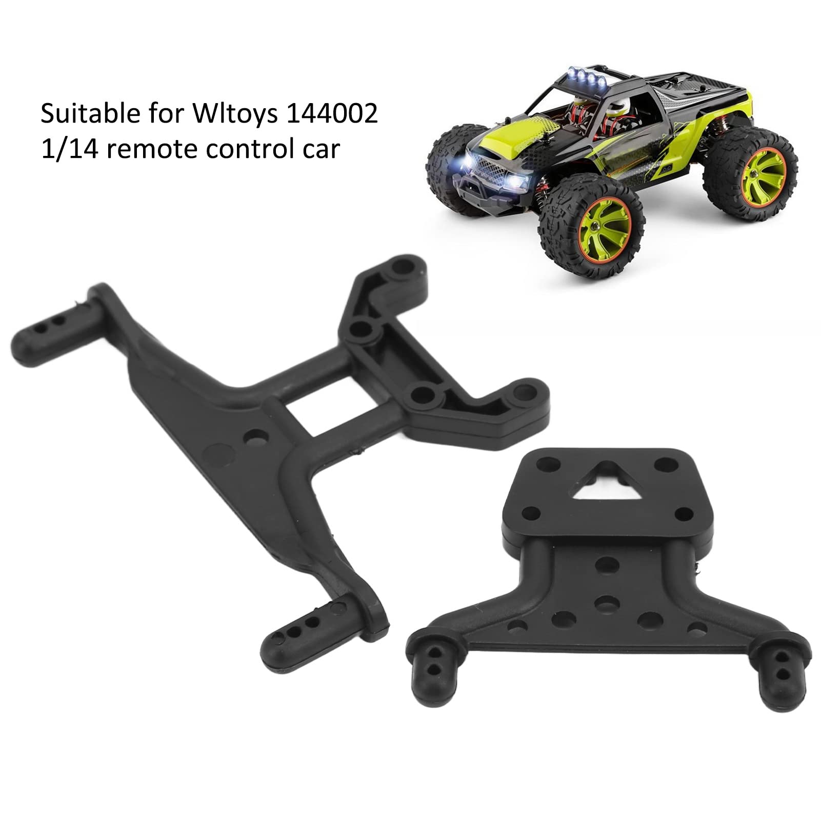 Lightweight Front & Rear RC Car Shell Pillars for Wltoys 144002 1/14 Scale Model - Durable Plastic Body Columns for Off-Road Racing & RC Car Upgrades