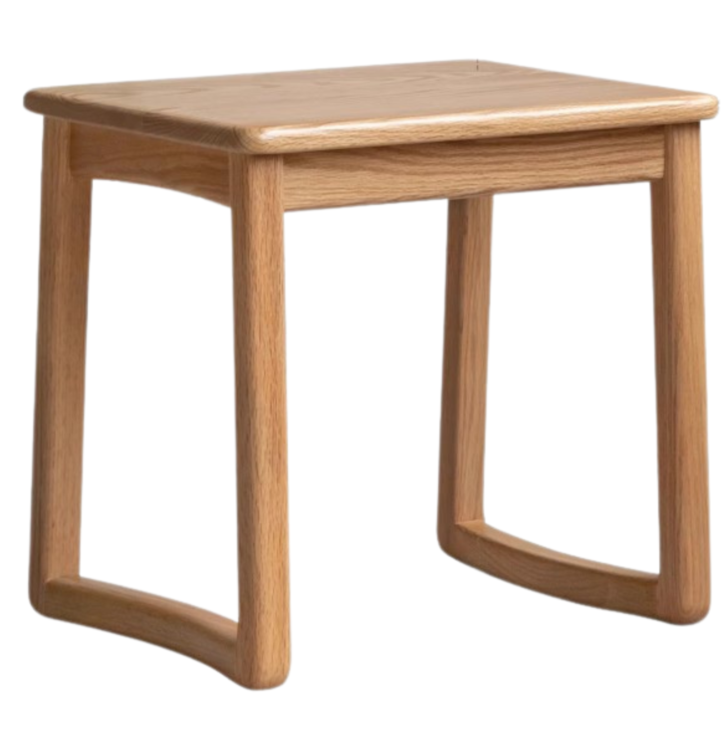 17.7x13.8x16.5inch / 45x35x42сm/Natural wood color/Oak tea stool