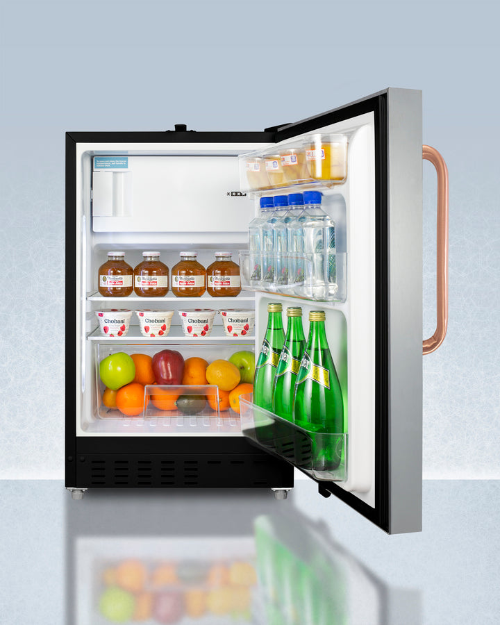 Accucold 20 Inch ADA Compliant Built-In Refrigerator Freezer - Stainless Steel, Commercial Grade for Restaurants, Bars & Home Kitchens